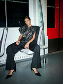 Gouden vina metallic blouse
