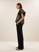 Gouden vina metallic blouse
