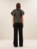 Gouden vina metallic blouse