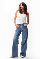 Denim loose fit jeans