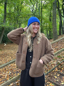 Reversible teddy jas becky jacket