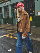 Camel gekleurde jacket roxy