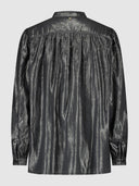 Donkerblauwe metallic blouse avalon