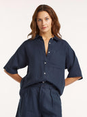 Linnen blouse liya