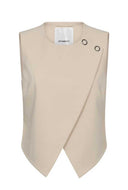 Beige gilet volacc wrap vest