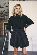 Zwarte top mycc shortie knit