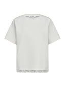 T-shirt met kanten zoom evicc lace tee