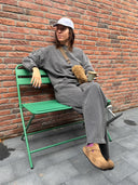 Straight-leg sweatpants