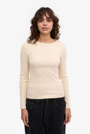 Organic longsleeve met rib