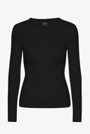 Organic longsleeve met rib