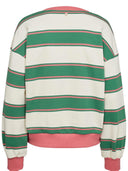 Ecru gestreepte sweater nulappi