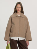 Loose fit jacket brodey