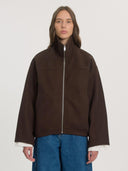 Loose fit jacket brodey