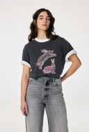 Antraciet t-shirt fay rabbit