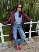 Lange parka met capuchon