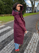Lange parka met capuchon