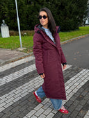 Lange parka met capuchon