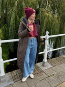 Lange parka met capuchon