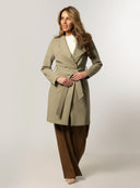 Jersey trenchcoat