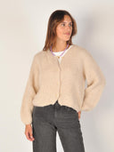 Gebreid wollen vest la linda