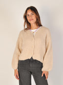 Gebreid wollen vest la linda