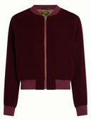 Bordeaux velvet jacket bessie