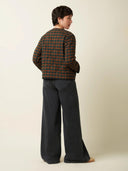 Donkergroene quilted jacket jiggy