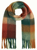 Geblokte sjaal multi