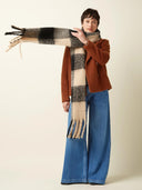 geblokte sjaal check 2-tone