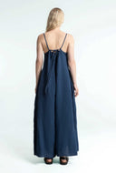 Linnen wide-leg jumpsuit