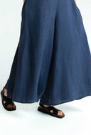 Linnen wide-leg jumpsuit