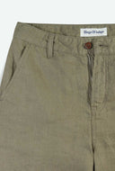Groene linnen broek leila
