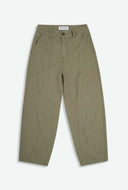Groene linnen broek leila
