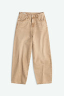 Zandkleurige jeans leila