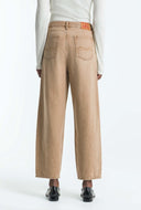 Zandkleurige jeans leila