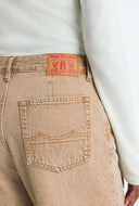 Zandkleurige jeans leila