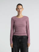 Oud roze longsleeve daigo