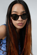 Bruine zonnebril lulu crystal giraffe