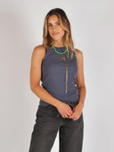 Tanktop met rib romy