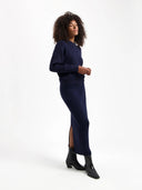 Gebreide kokerrok keira skirt