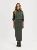 Gebreide kokerrok keira skirt