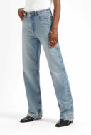 Izabella straight vintage blue lengte 32