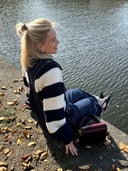 Denim tuinbroek jonna dungaree deep blue