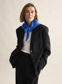 Blauwe sjaal bandana royal azure