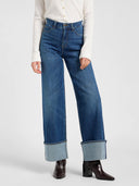 Stella selvedge wide leg jeans lengte 33