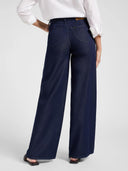 Donkere stella wide leg jeans lengte 33