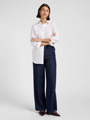 Donkere stella wide leg jeans lengte 33