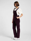 Bordeaux corduroy tuinbroek straight bib