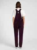 Bordeaux corduroy tuinbroek straight bib