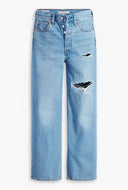 Ribcage straight ankle jeans